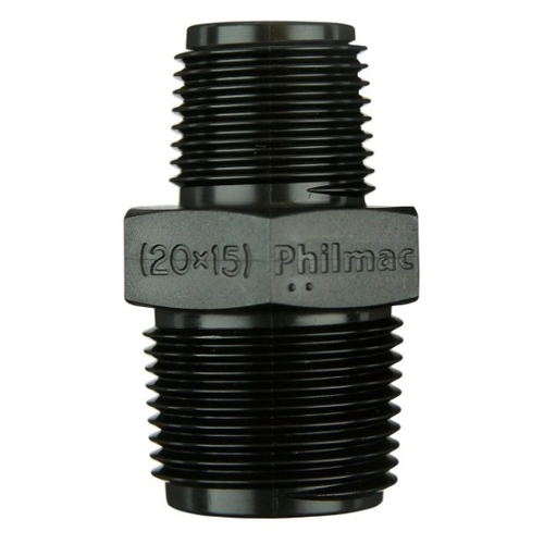Philmac 3/4" x 1/2" BSP Threaded Pipe Nipple - 4813758