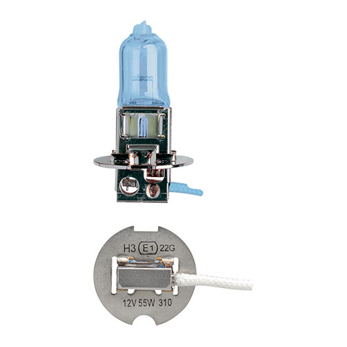 Narva H3 PK22s Arctic Blue Globe 12V 55W BL Pk 1 - 48633BL