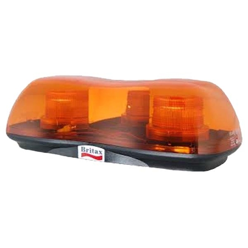 Amber Led Mini Lightbar 10-100V Permanent Mount