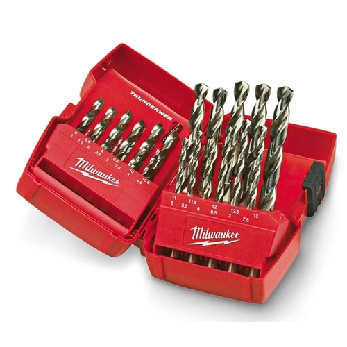 Milwaukee Thunderweb 25 Piece Hss Metal Drill Bit Set