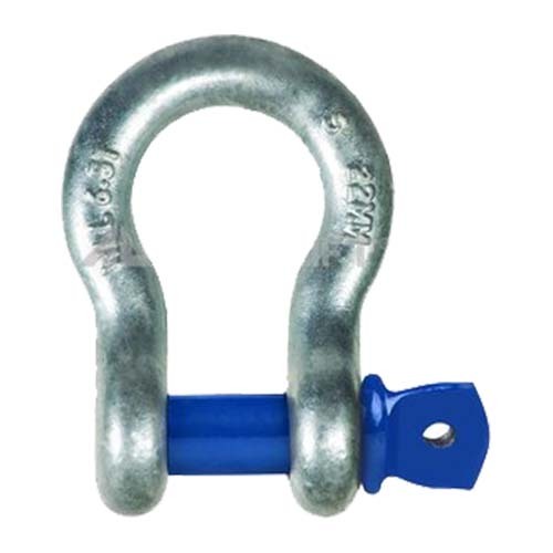 Shackle Grade 'S' Bow Screw Galvanised 16mm/3.2T