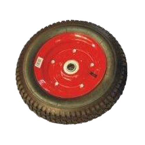 Grip 400Mm 180Kg Steel Centered Pneumatic Wheel 25Mm Axle Diameter