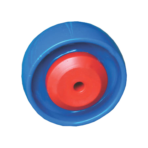 Grip 125Mm 250Kg Blue Nylon Wheel 10Mm Axle Diameter