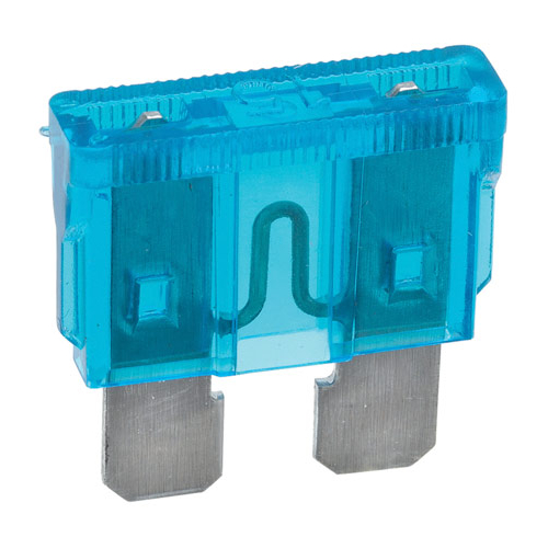 Narva Standard Blade Fuse 15A Cyan BL Pk 5 - 52815BL