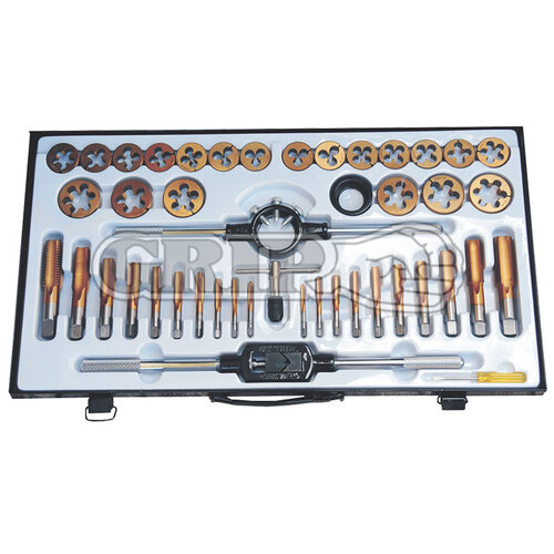 45 Pc Tungsten Tap And Die Set - Metric
