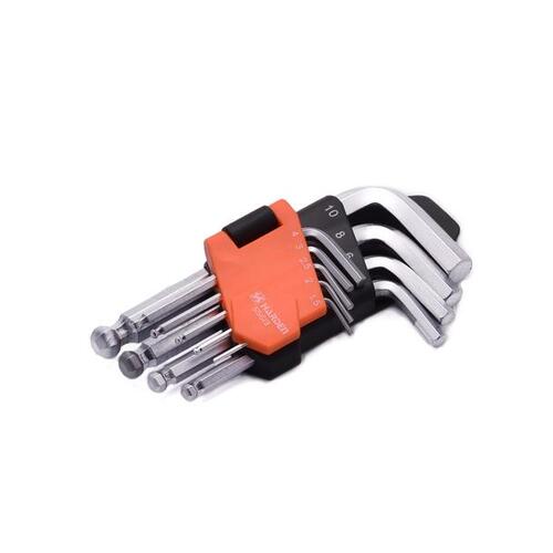 540603- Harden 9 Piece Metric Short Ball-End Hex Key Wrench Set