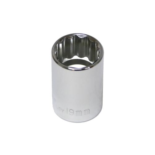 No.54319 - 19mm x 1/2" Drive Standard Socket (12 Point)