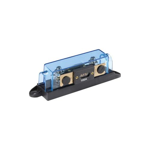 In-Line ANL Fuse Holder With Transparent Cover With 100A ANL Fuse