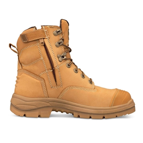 Oliver AT 55 150mm Wheat Zip Sided Safety Boots Size 11 - 55332Z-11