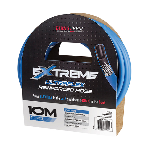 Jamec Pem Hose Air 3/8" 20mtr 1/4" BSP Male Fittings