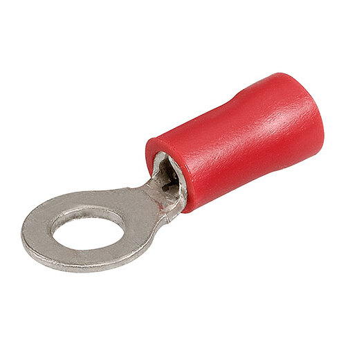 Narva Crimp Terminal Ring Red Insulated 4.3mm  - 25 Pce
