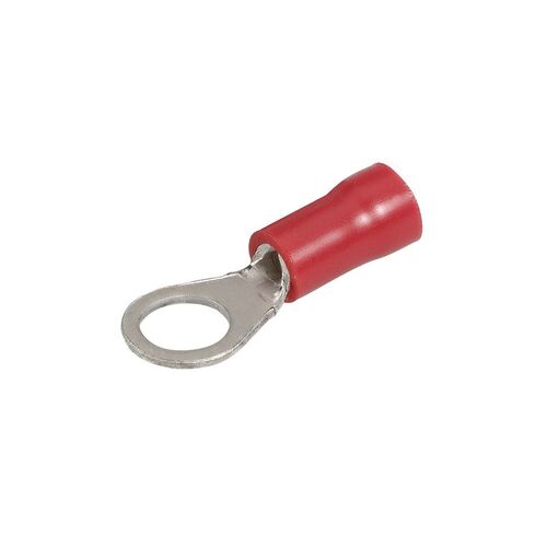 5.0Mm Ring Terminal Red (25 Pack)