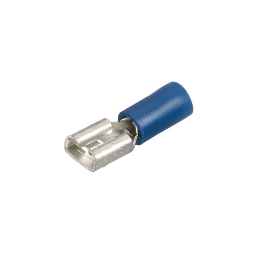 Narva Crimp Terminal Female Blade Blue Terminal Entry 6.3 x 0.8mm Vinyl 100Pk