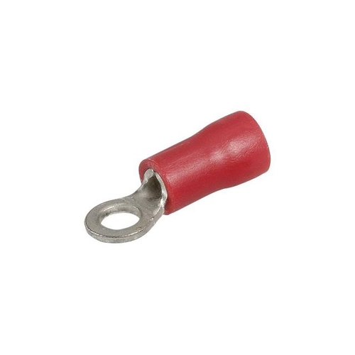 Narva Crimp Terminal Ring Red Terminal Entry 3mm Vinyl 100 Pce