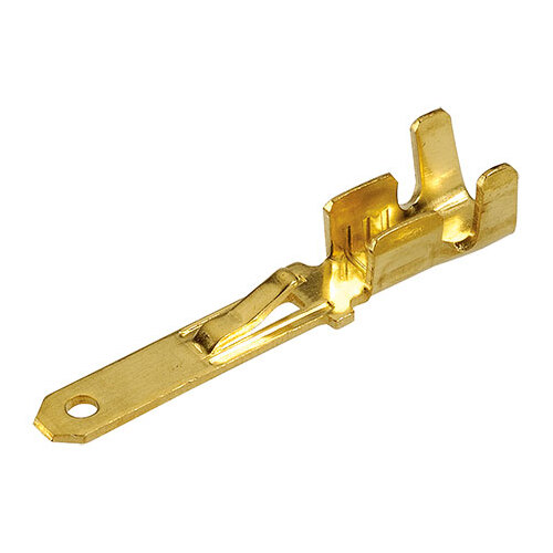 Narva Crimp Terminal Male Blade Brass Terminal Entry 2.8 x 0.8mm Non Insulated 100Pk