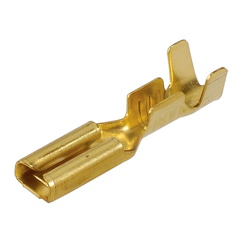 Narva Crimp Terminal Female Blade Brass Terminal Entry 2.8 x 0.8mm Non Insulated 100Pk