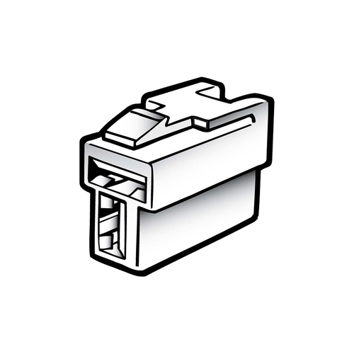 2 Way Male Quick Connector Housing (10 Pack)