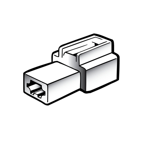 1 Way Female Quick Connector Housing (10 Pack)