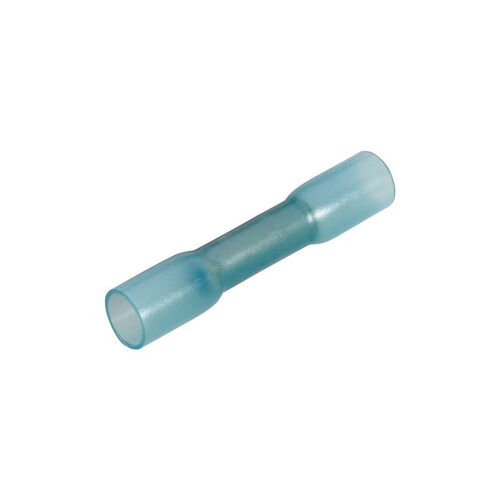 6.3 X 0.8Mm Adhesive Lined Male Blade Terminal Blue (50 Pack)