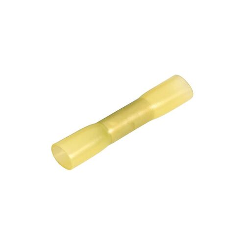 6.3 X 0.8Mm Adhesive Lined Male Blade Terminal Yellow (50 Pack)