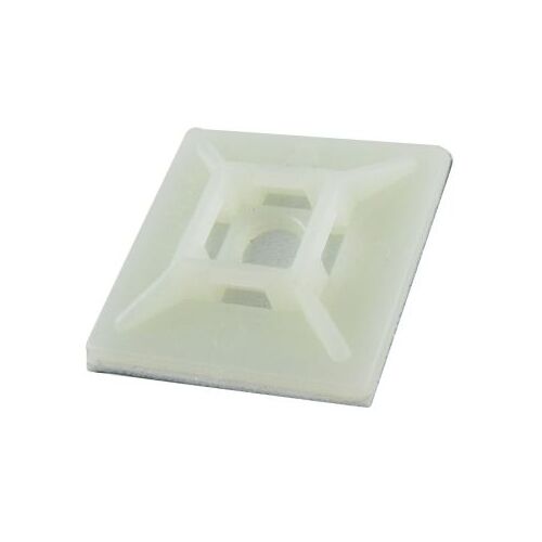 Cable Tie Mounts White 28X28Mm