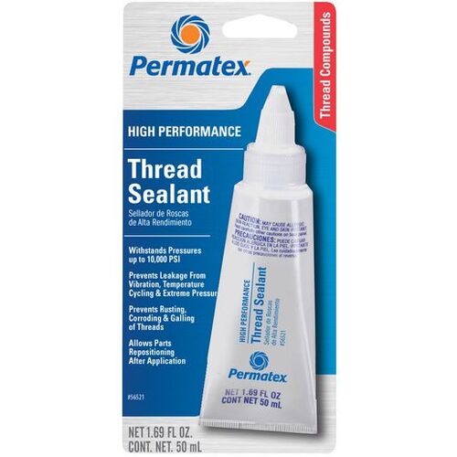 High Performance Thread Sealant Carded 50Ml Px56521 Permatex
