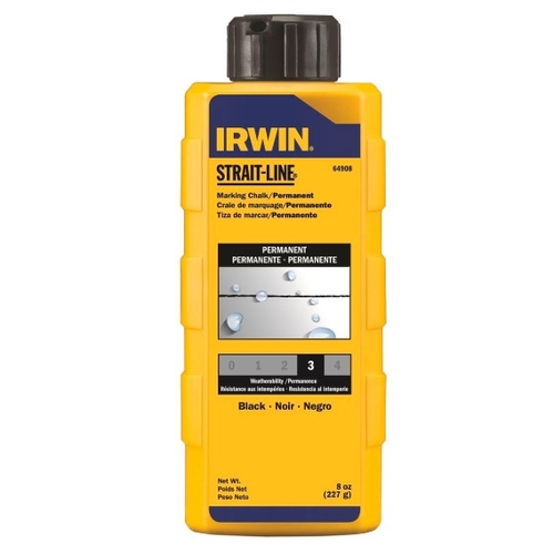 IRWIN 6oz Black Strait-Line Permanent Chalk
