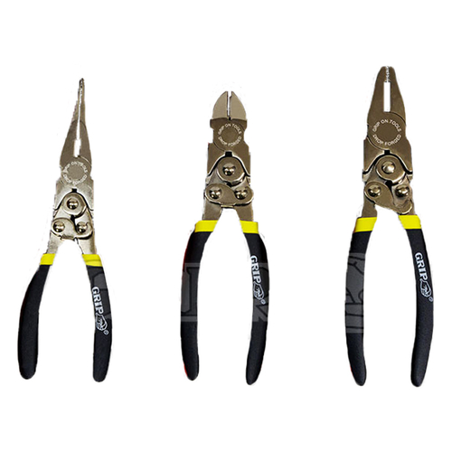 3 Pc Double Joint Pliers Set