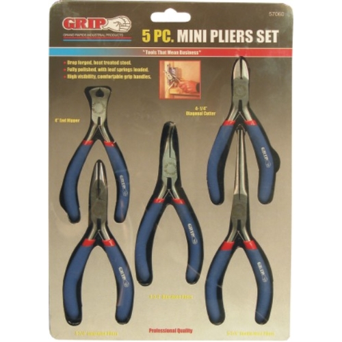 5 Pc Mini Plier Set