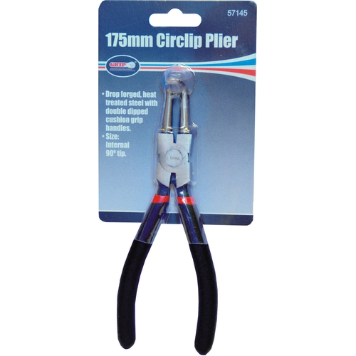 Circlip Plier Internal 90 Degree - 175Mm