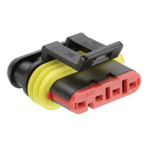 4 Way Waterproof Connector Male 10 Pack