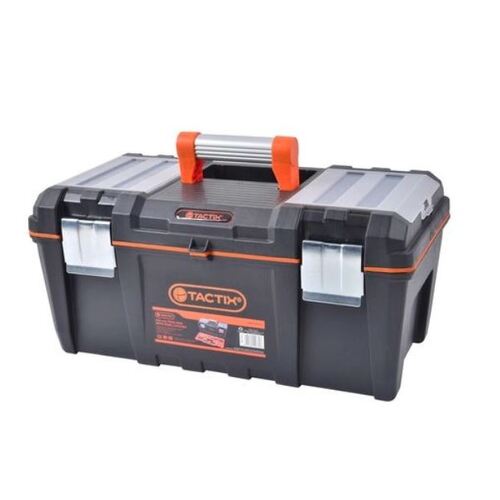 Tactix 535mm Tool Box With Aluminium Handle And Steel Latches