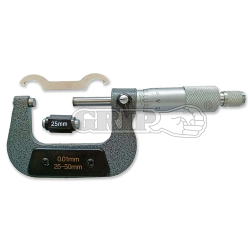 25-50Mm Metric External Micrometre Screw Gauge