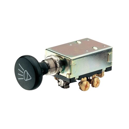 Push/Pull Headlamp Switch Off/On/On DPDT (Contacts Rated 30A  12V)