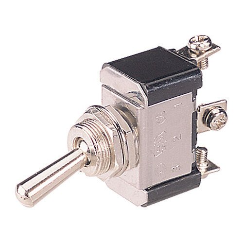 Narva Metal Changeover Toggle Switch On/On SPDT (Contacts Rated 20A  12V) BL Pk 1