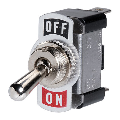Narva Metal Toggle Switch Off/On SPST (Contacts Rated 20A at 12V) BL Pk 1