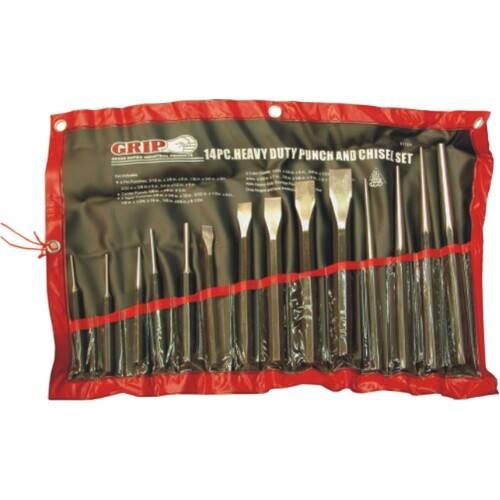14 Pc Punch And Chisel Set