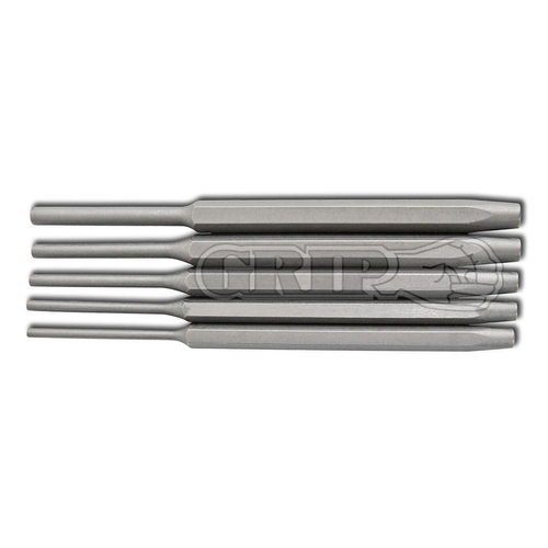 5 Pc Long Pin Punch Set