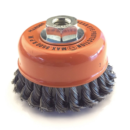 Harden Cup Twist Wire Brush 75Mm (14X2)