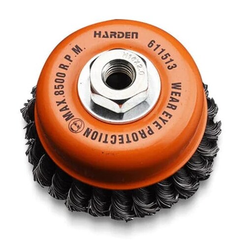 611513- Harden Cup Twist Wire Brush 100Mm (14X2)