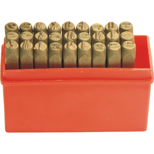 27 Pc Letter Punch Set - 1/8''
