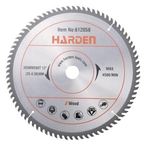 Harden 305Mm 80 Tooth Tct Blade- Wood