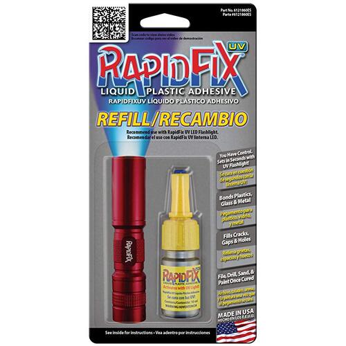 Rapidfix Uv Activated Liquid Plastic Adhesive Glue