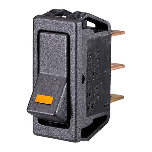 Narva Rocker Switch Off/On SPST Amber LED (Contacts Rated 20A  12V)
