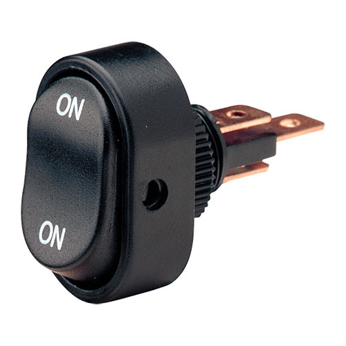 Narva Rocker Switch On/On SPDT (Contacts Rated 30A  12V) BL Pk 1