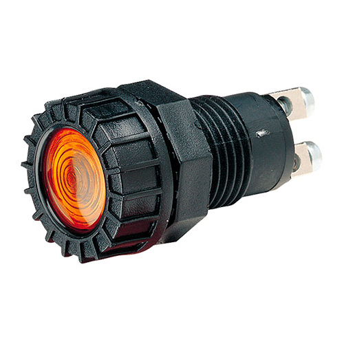 Narva Pilot Light Incandescent Amber 12V Screw on Terminals