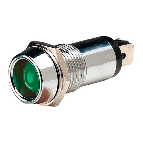 Narva Pilot Light LED Green 12V Blade Terminals