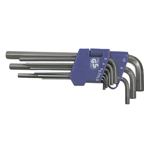 No.6309 - 9 Piece Metric Long Arm Hex-Key Set