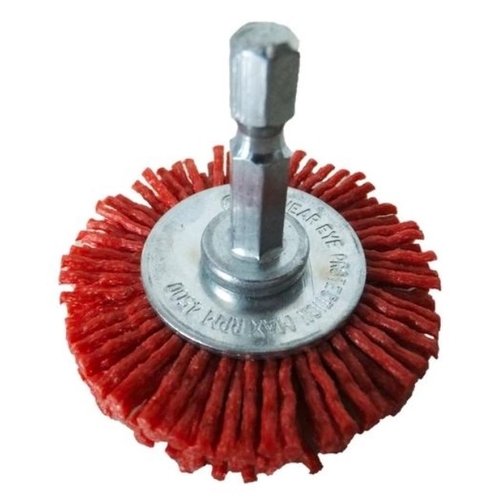 Brush Wheel Josco Abrasive Nylon 50mm Abrasive JAW50R