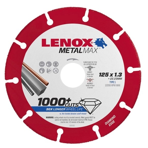 Lenox 125 x 1.3mm Metal Max Blade - 6350751